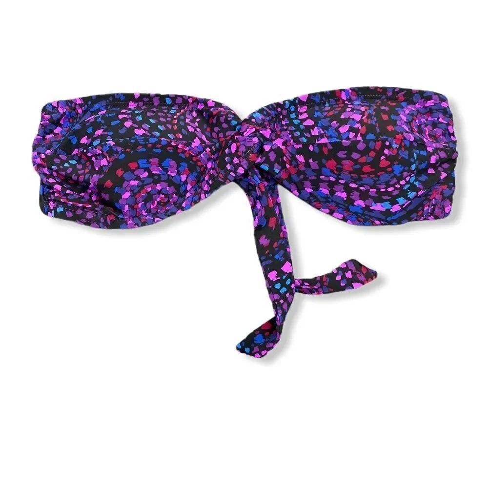 Converse Medium Strapless Bikini Top size Purple